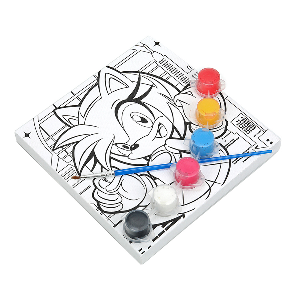 картинка Набор для творчества MultiArt CANV15X15-123228 холст для росписи Эми, 15*15 см 