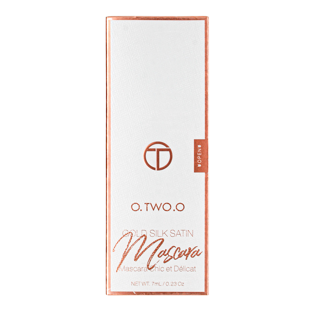 картинка Тушь для ресниц O.TWO.O Gold Silk Satin, черный, 7 мл 