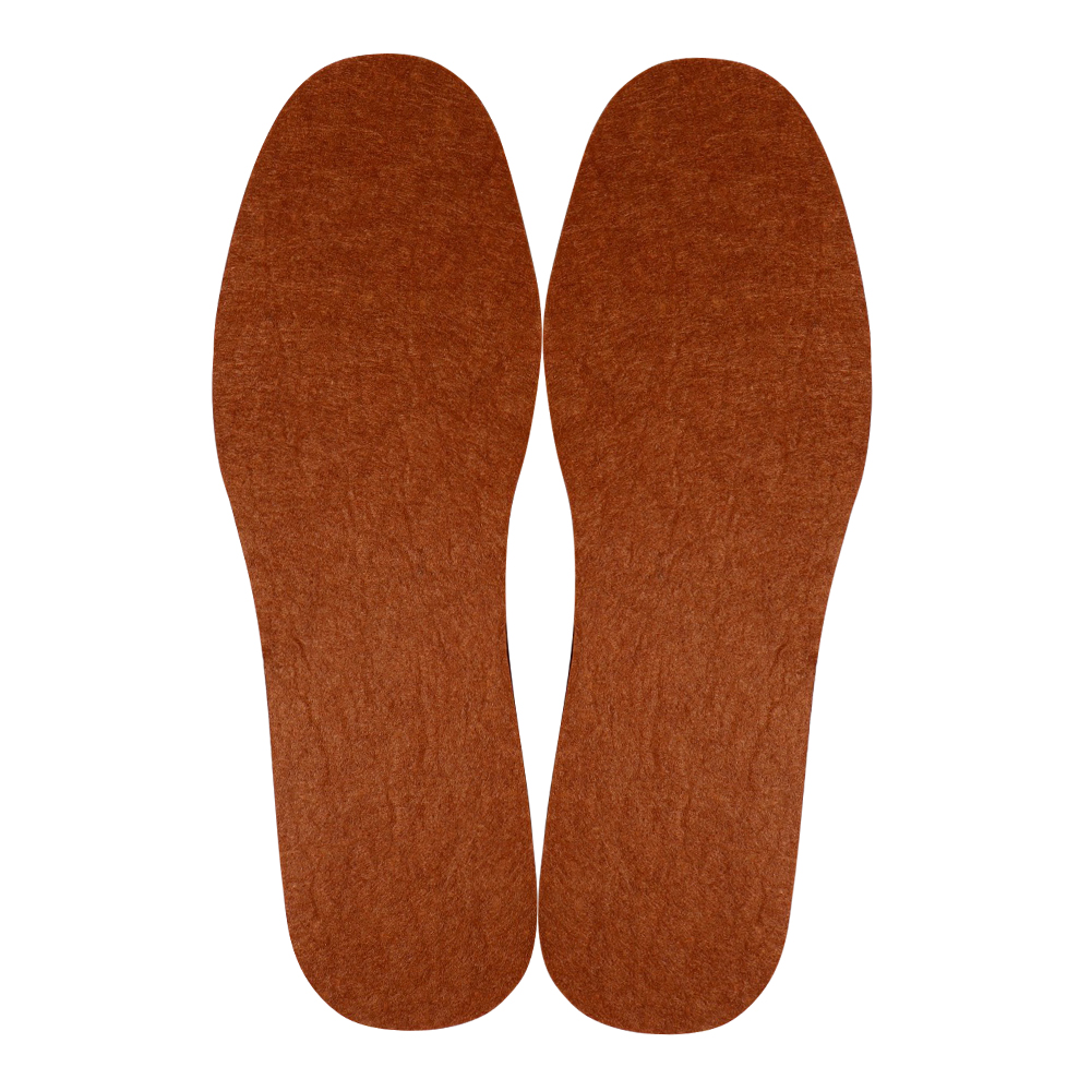 картинка Стельки для обуви ONLITOP 5243498 утеплённые,универсальные,искусственный войлок,пара, размер 27-46, коричневый, 28,5 см 