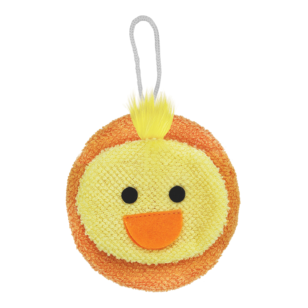 картинка Мочалка для тела ADT-01 Зверушки, 10*5 см 