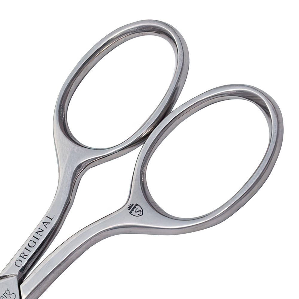 картинка Ножницы маникюрные Solinberg 212-0051 Classic Line, ногтевые, серебристые, лезвия 30 мм, серебристые 