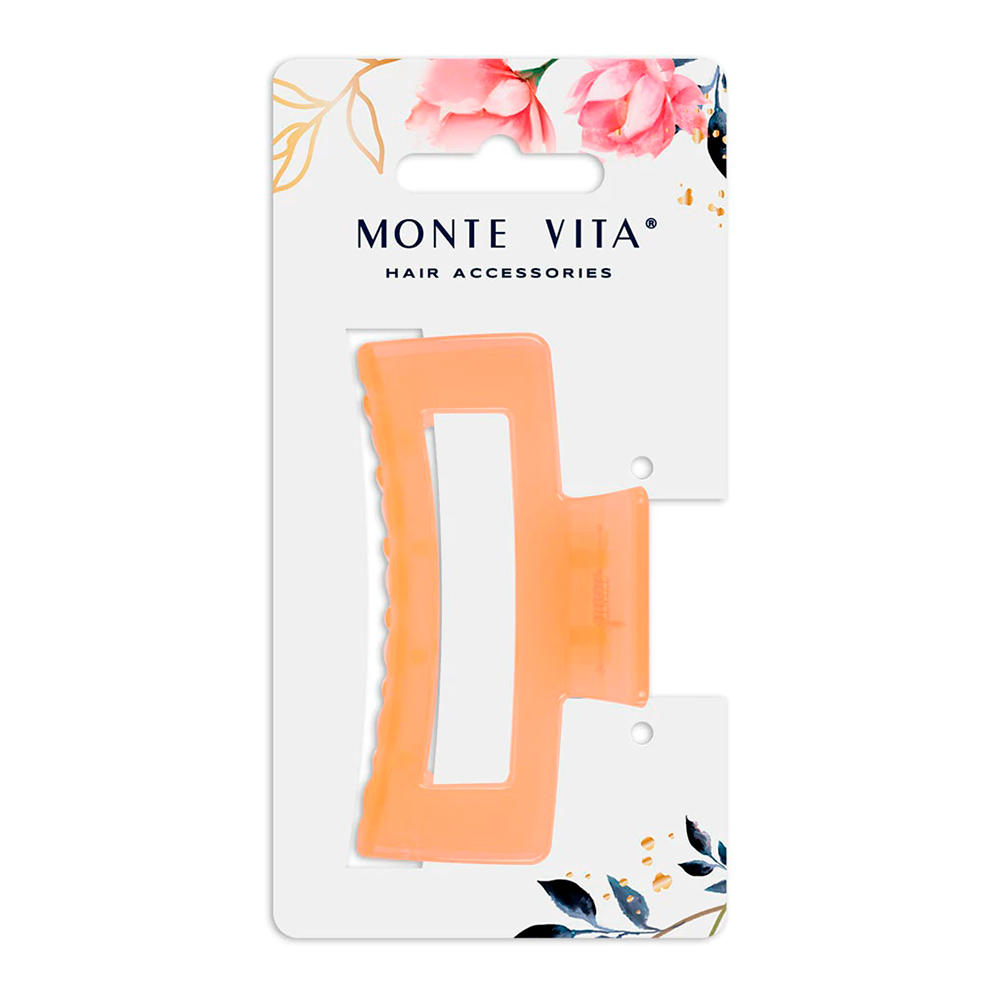 картинка Краб для волос 457004 soft-touch, Monte Vita 8,5 см, в ассортименте 