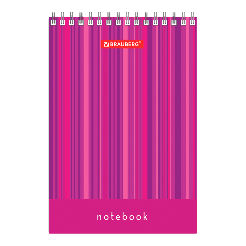 Блокнот 129822 А6 гребень Полоски, 40 листов