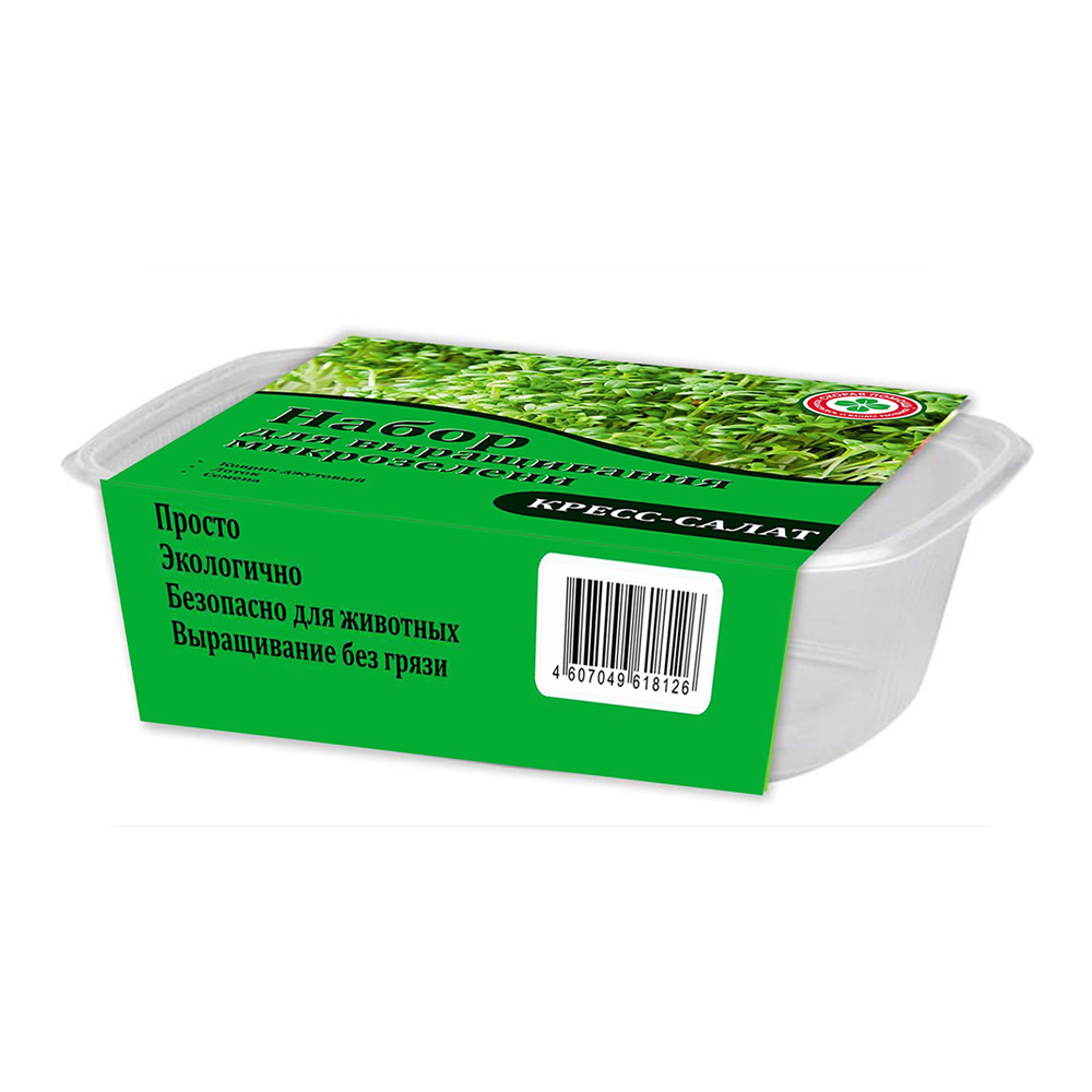 картинка Семена Скорая помощь набор для выращивания микрозелени Кресс-салат 