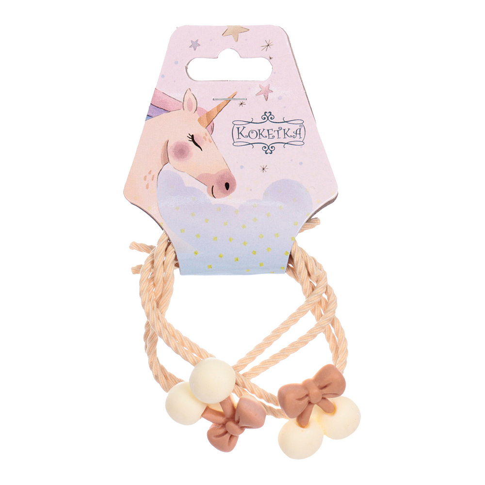 картинка Резинка для волос Кокетка 428-719 Impulse, вишенки, d - 5 см, в ассортименте, 2 шт 