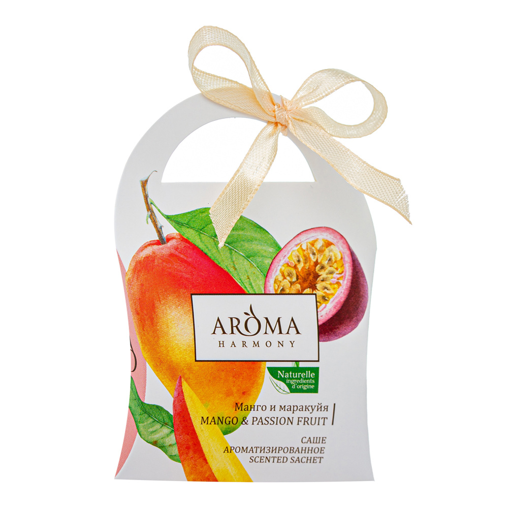 картинка Саше для шкафа Aroma Harmony Манго и маракуйя 10г 