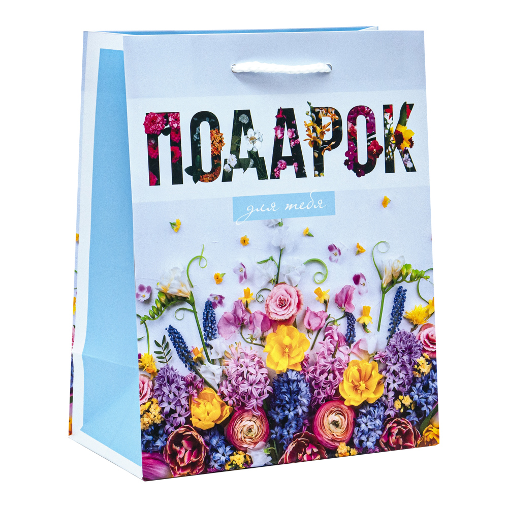 Пакет подарочный ч44612, ч45443, ч45579 Ламинированный матовый 18*23 см, в ассортименте