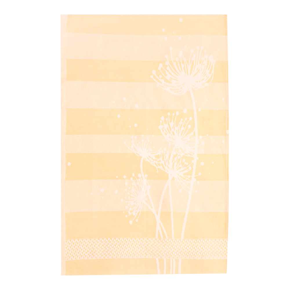 Набор кухонных полотенец Этель 6897142 Одуванчики. ткань вафельное полотно/жаккард 40*60 см, бежевый, 2 шт