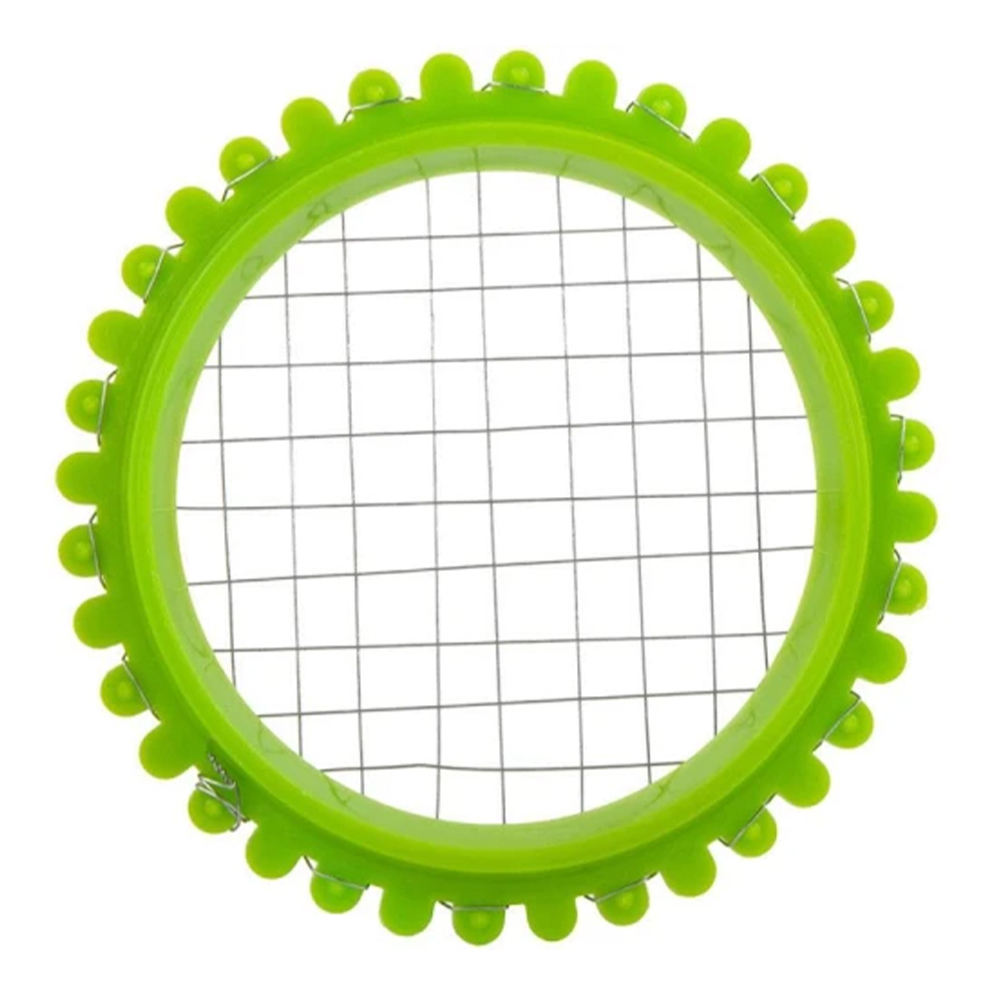 картинка Овощерезка Mallony 109212 круглая, сеточка, пластиковый корпус, 5*85*85мм 