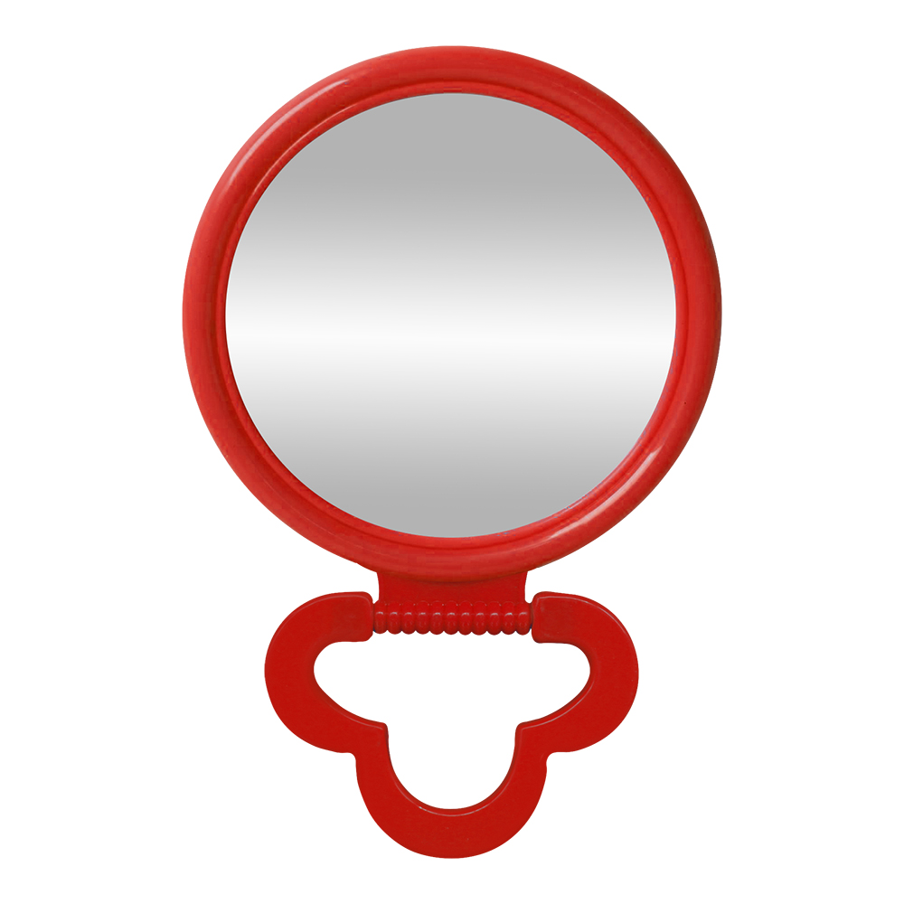 картинка Зеркало ZCDE-50-2 настольное круглое, 18 см, красный 