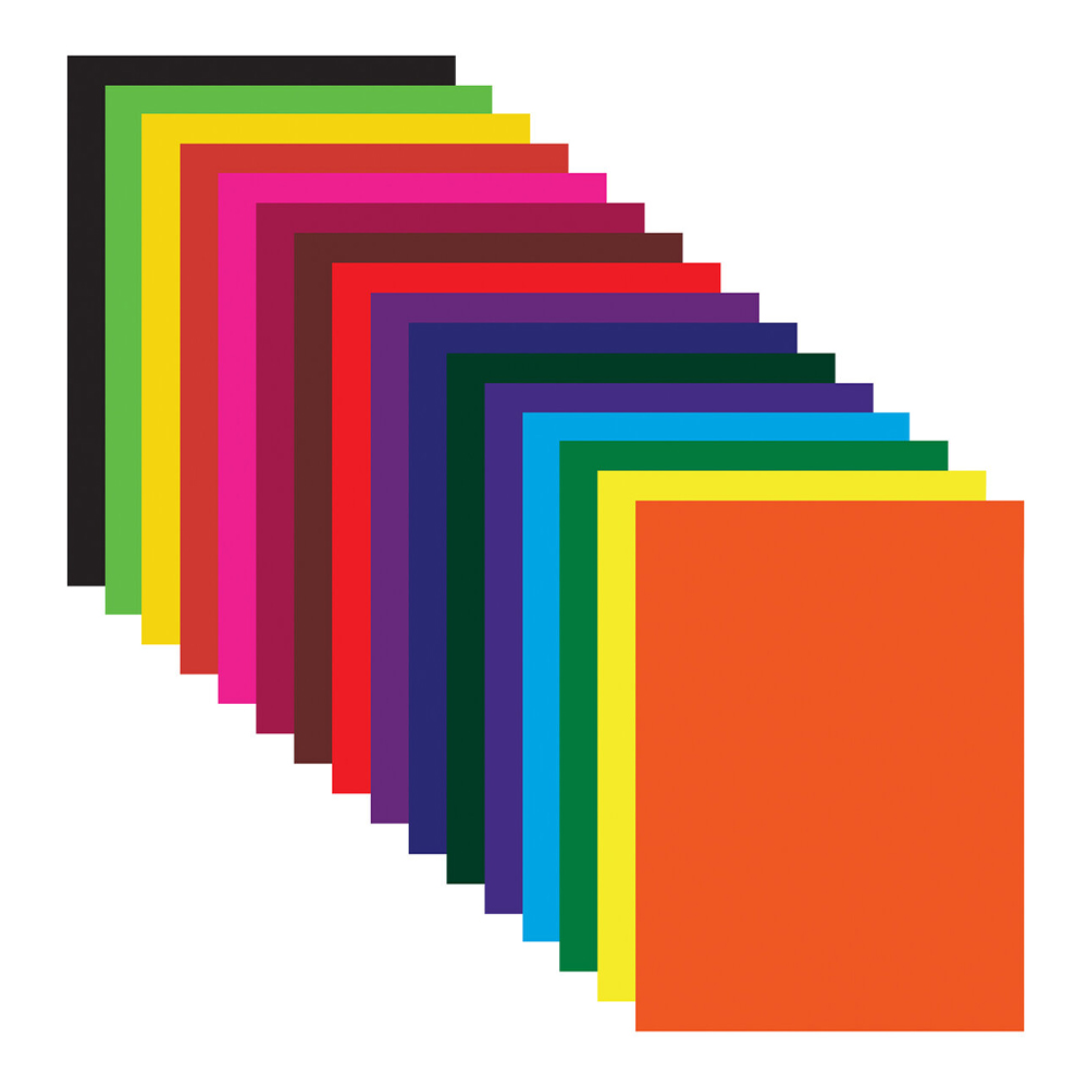 Бумага цветная Пифагор 113540 Лиса, 16 цветов А4, 16 листов