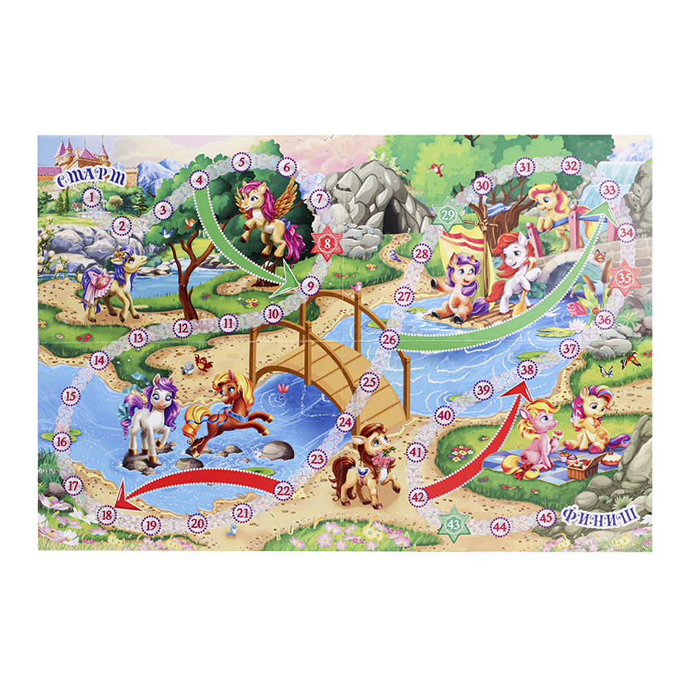 картинка Настольная игра ИН-2603 Волшебный мир пони 1 шт 