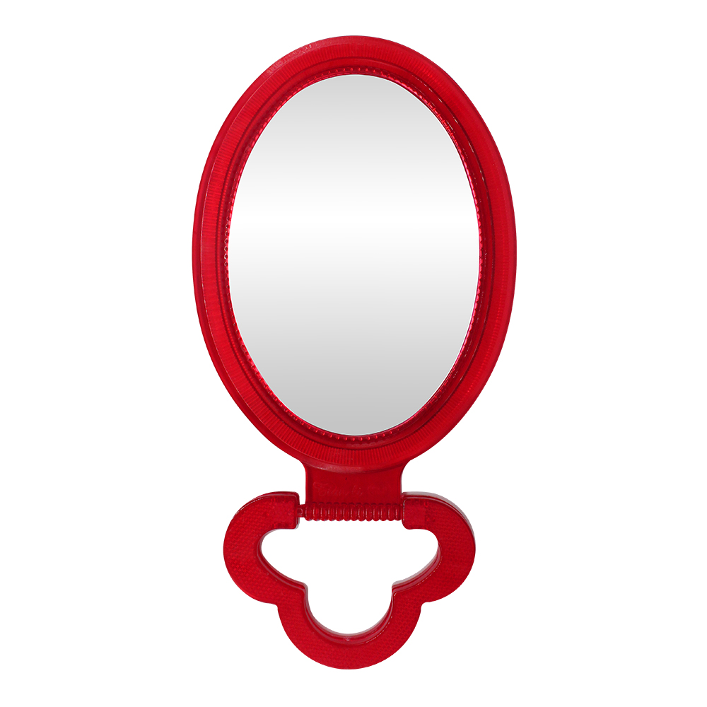 картинка Зеркало ZCDE-52 настольное овальное, 21,5 см, красный 