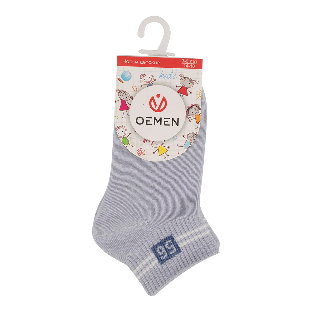 Носки детские Oemen PK066, размер 18-20, голубой
