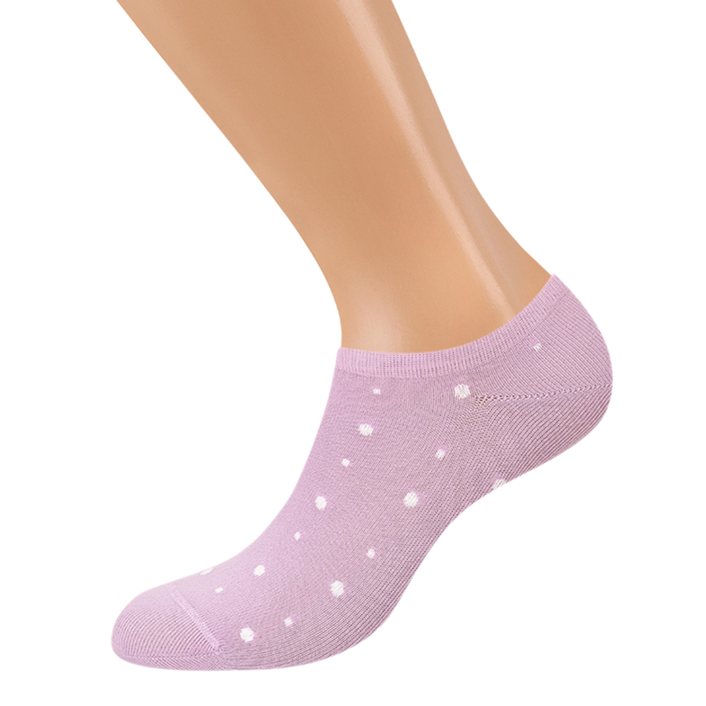 Носки женские Minimi MINI TREND 4203 укороченные в горошек, размер 39-41, Lilla