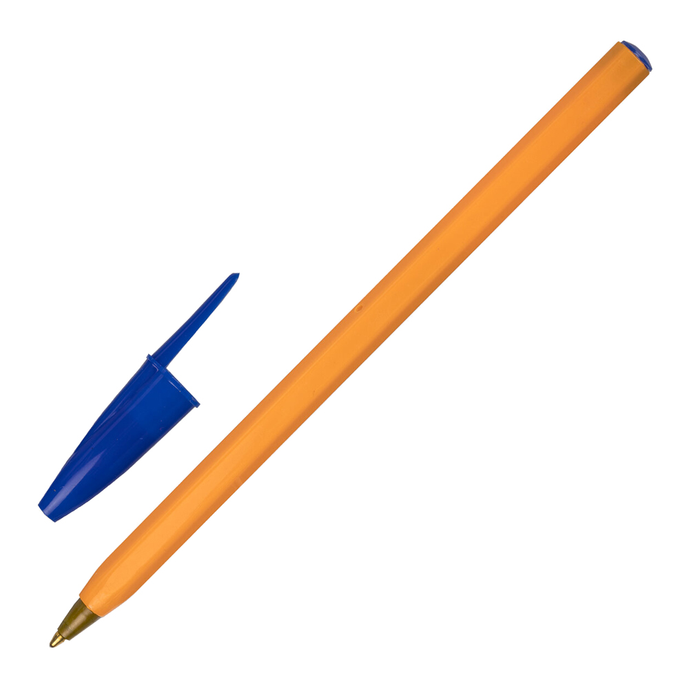 Ручка Staff 143740 Basic Orange BP-01 письмо 750 метров, синий