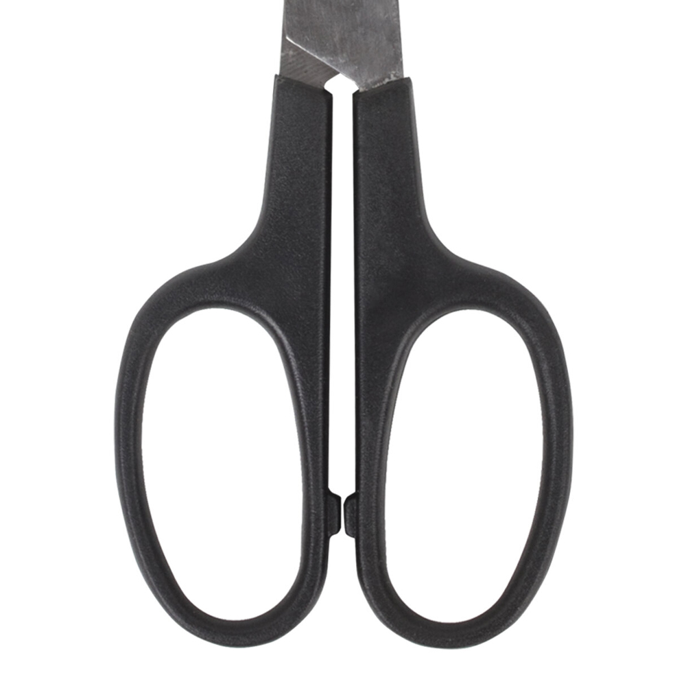 Ножницы канцелярские Brauberg 237096 Standard, 2-х сторонняя заточка, цвет: черный, 180 мм