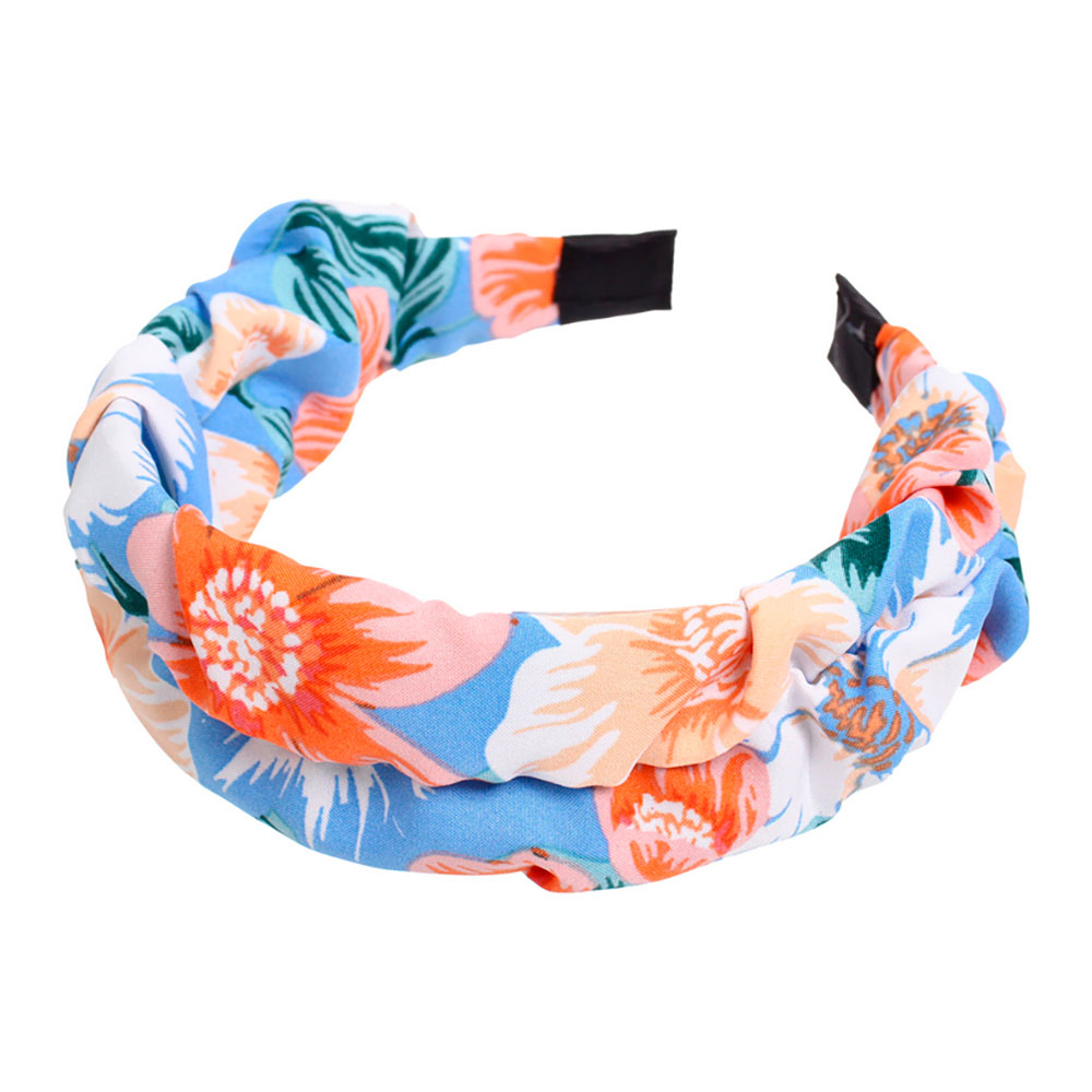 картинка Ободок для волос 848-259 Лафанталь, нежные цветы, 4 см, мультицвет 