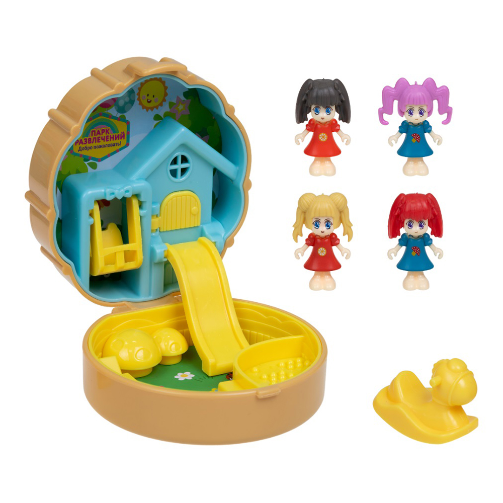 картинка Игрушка Т23893 Каникулы,мини комнатка в шкатулке 7*9*8,5см, в ассортименте 