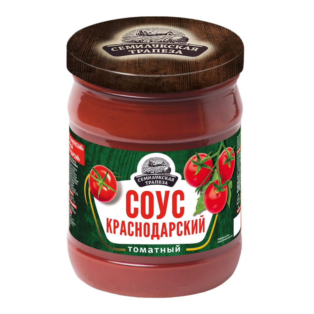 картинка Соус Семилукская трапеза Краснодарский, томатный, 500 г 