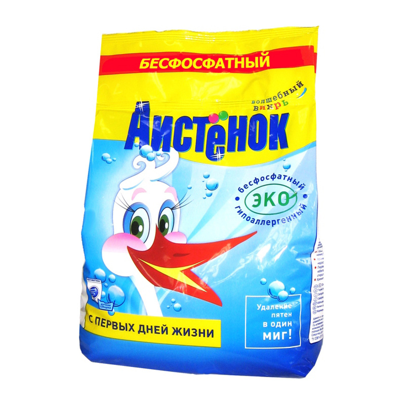 картинка Стиральный порошок Аистенок для детского белья, 2,4 кг 