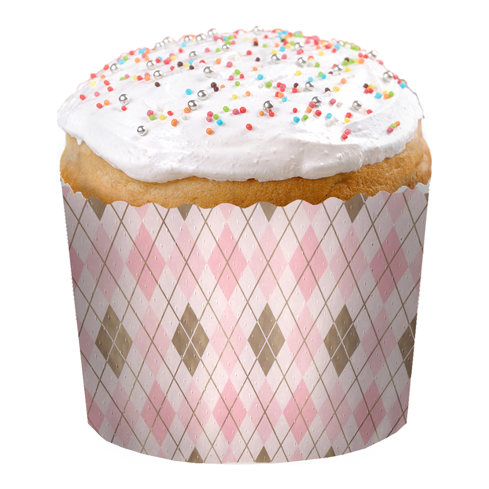 Форма для выпечки бумажная Ромбики 70*85 мм