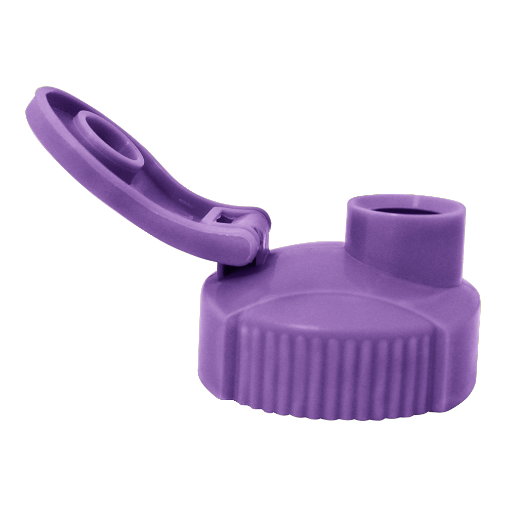 Бутылка для воды E-564 с ремешком, пластик, фиолетовый, 1 л