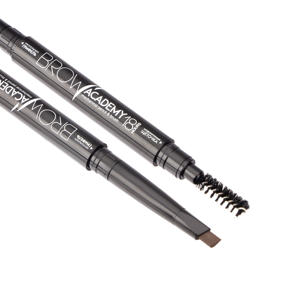 картинка Карандаш для бровей Triumf с щеточкой, натуральный коричневый, тон 303 