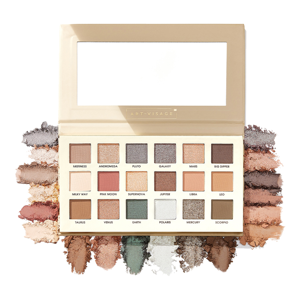 картинка Тени для век Art-Visage NUDE UNIVERSE палетка 18 оттенов 