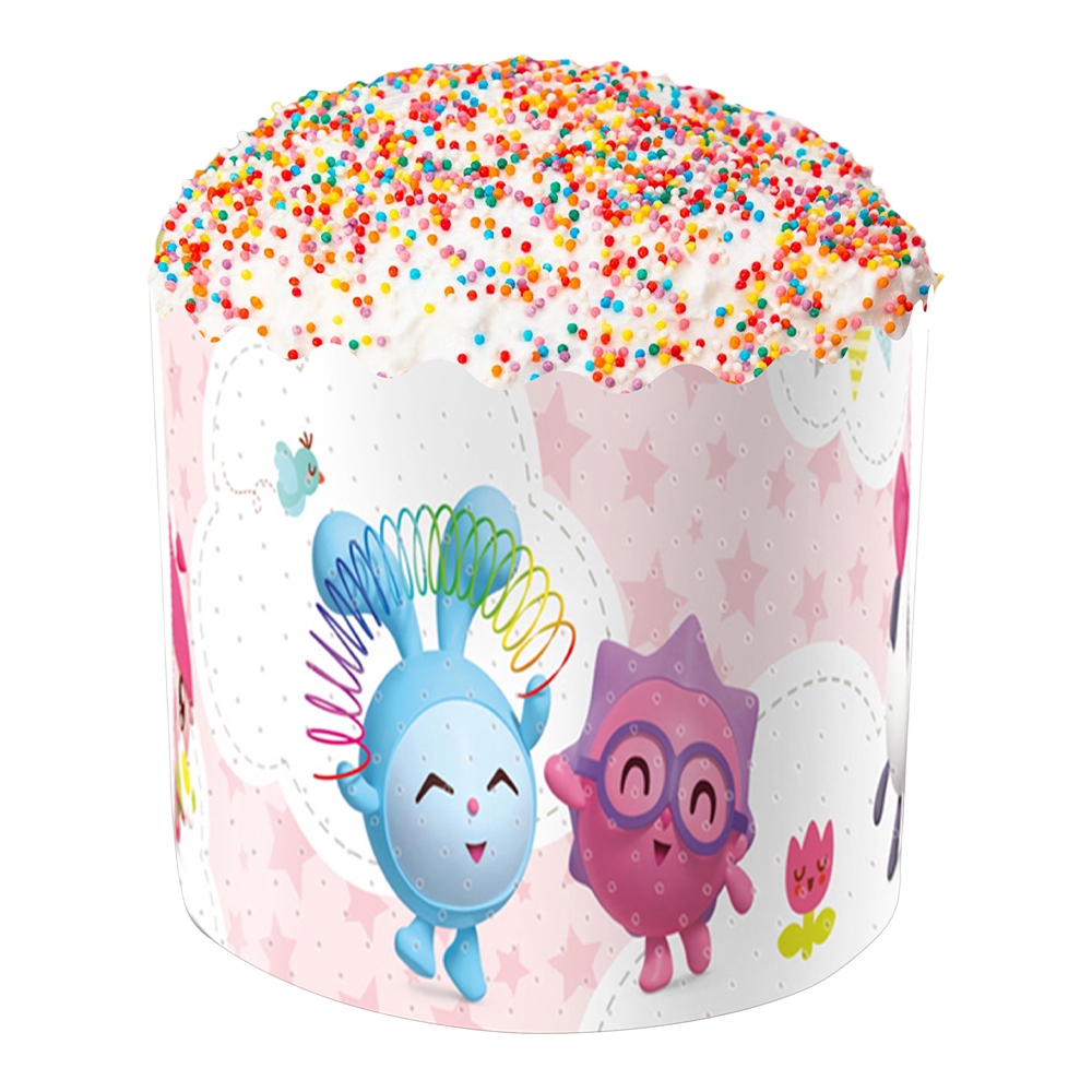 Форма для выпечки бумажная Малышарики 124*90 мм