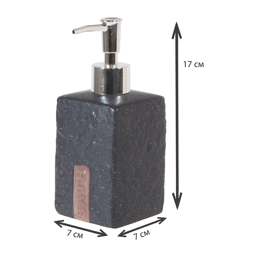 картинка Дозатор для мыла Рыжий кот 003983 Bath Dis, фарфор 