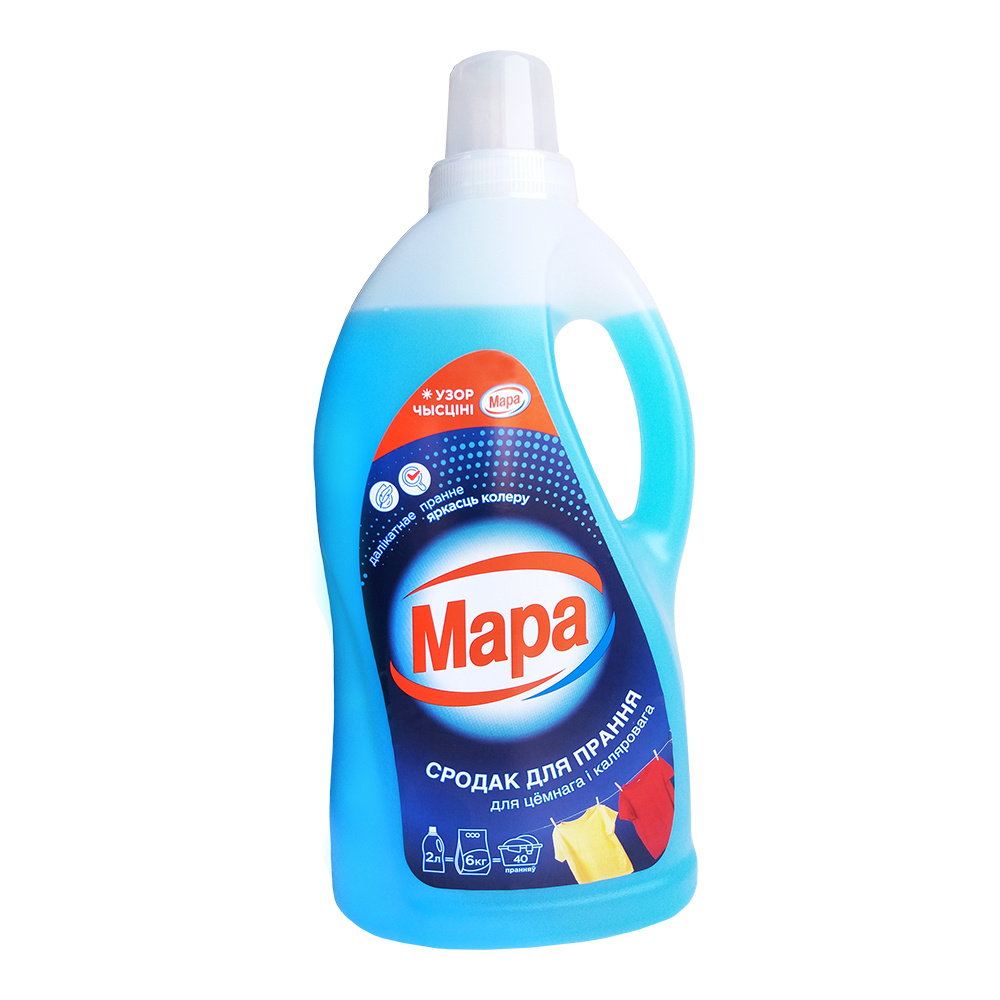 картинка Гель для стирки Мара для цветного и темного, 2 л 