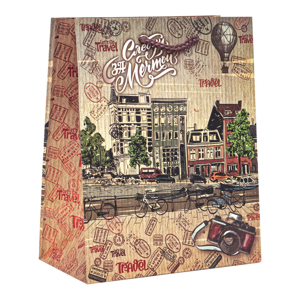 Пакет подарочный ч44612, ч45443, ч45579 Ламинированный матовый 18*23 см, в ассортименте