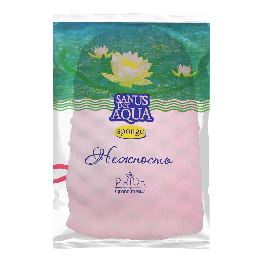 картинка Губка для тела PRIDE гб014 банная Нежность 