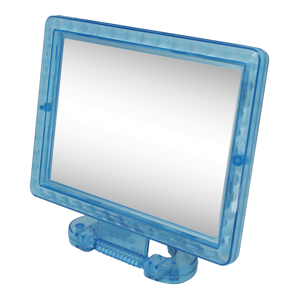 картинка Зеркало ZCDE-01-3 настольное квадратное, 14*11 см, синий 
