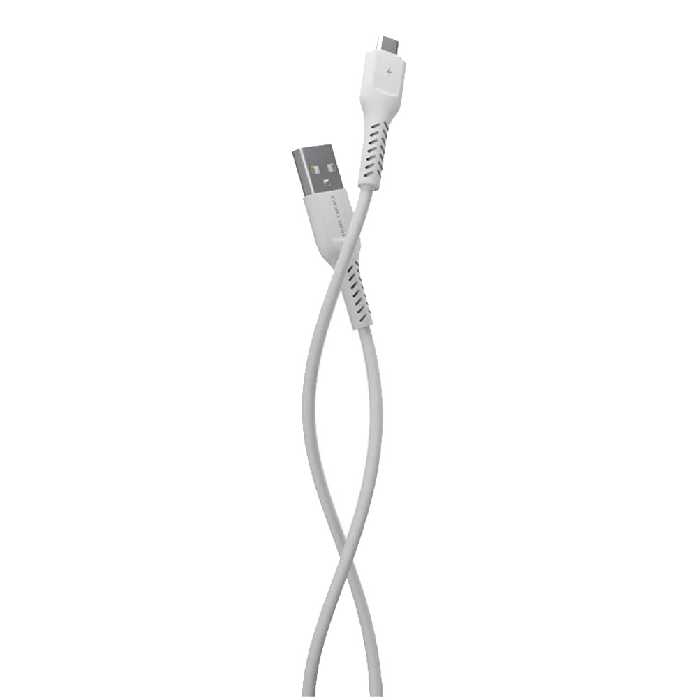 картинка Дата-кабель для зарядки MoreChoice K16m USB micro USB TPE 2,0 А, белый, 1 м 