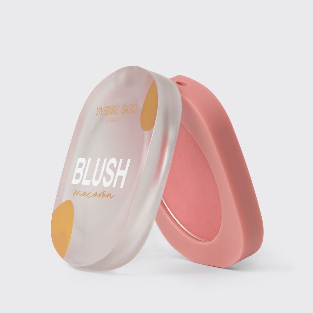 картинка Румяна матовые Vivienne Sabo Macaron, нежно-розовый, тон 03 