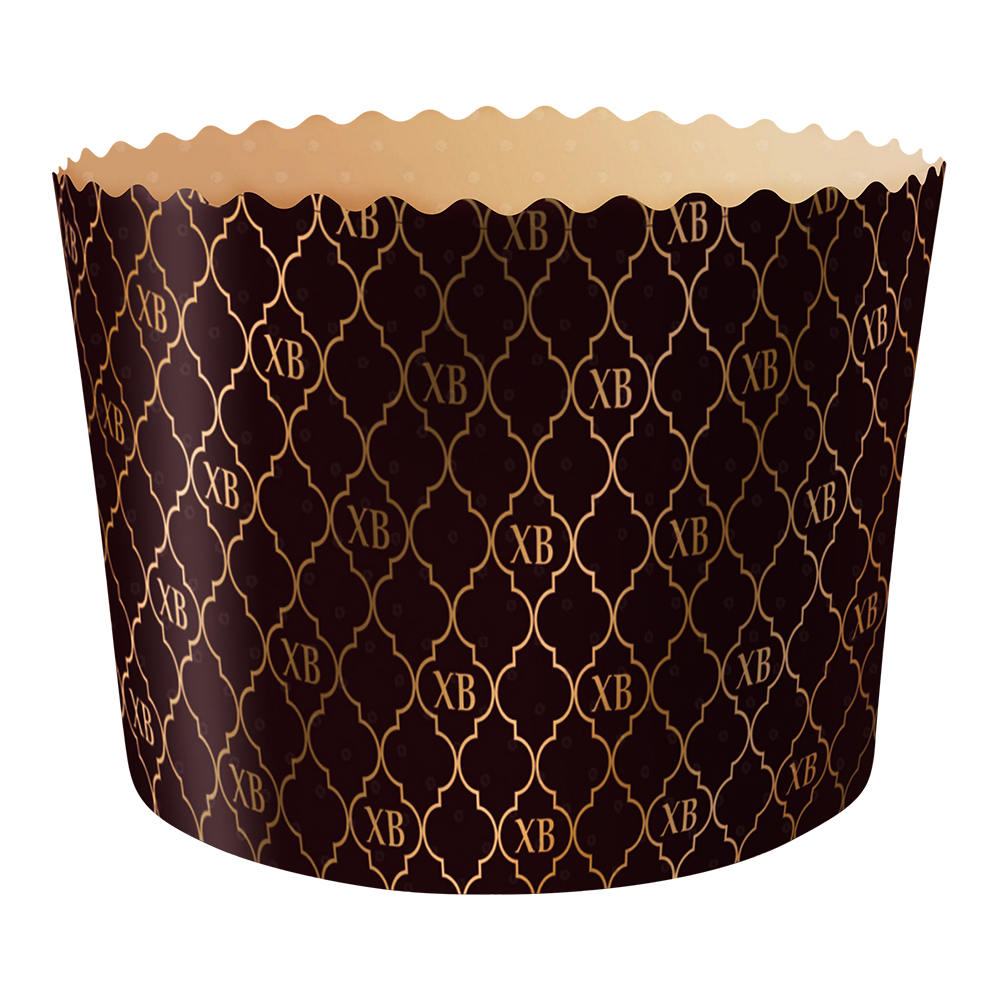 Форма для выпечки бумажная ХВ Новая Коричневая 134*100 мм