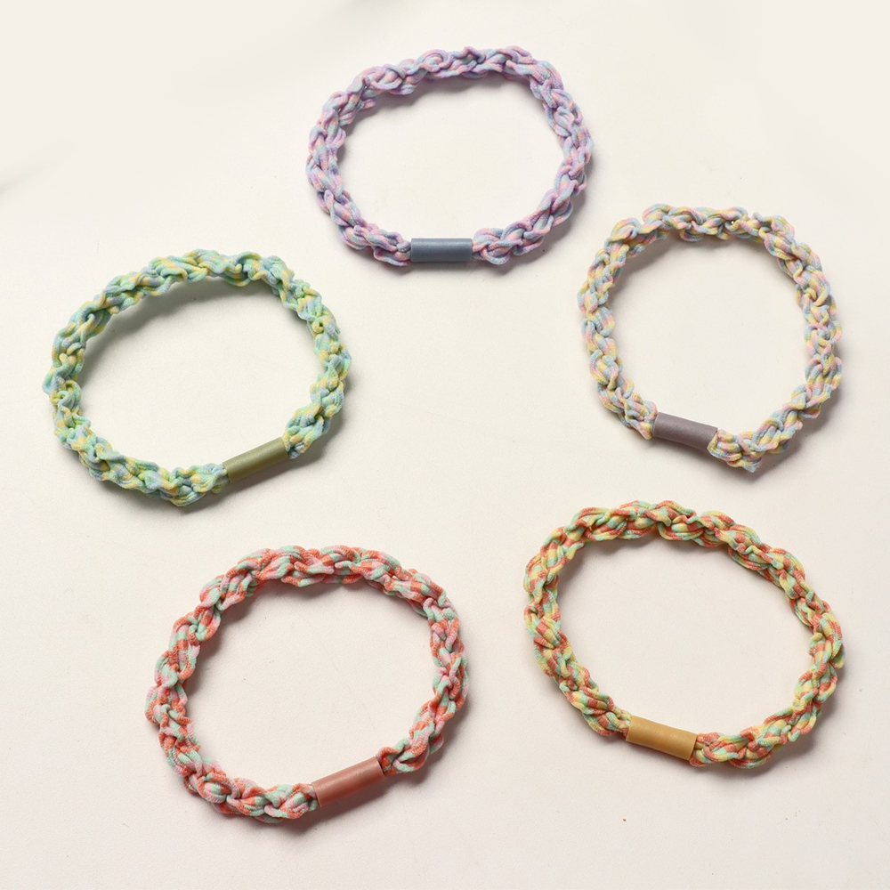 картинка Резинка для волос 9789681 Спорт люкс, плетение лето 5см, в ассортименте, 1 шт 