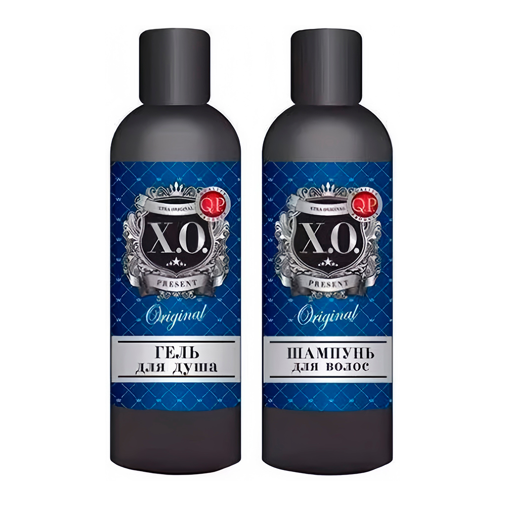 картинка Набор подарочный Q.P. №1005-2 X.O. ORIGINAL (Гель для душа 250 мл + Шампунь 250 мл), мужской 
