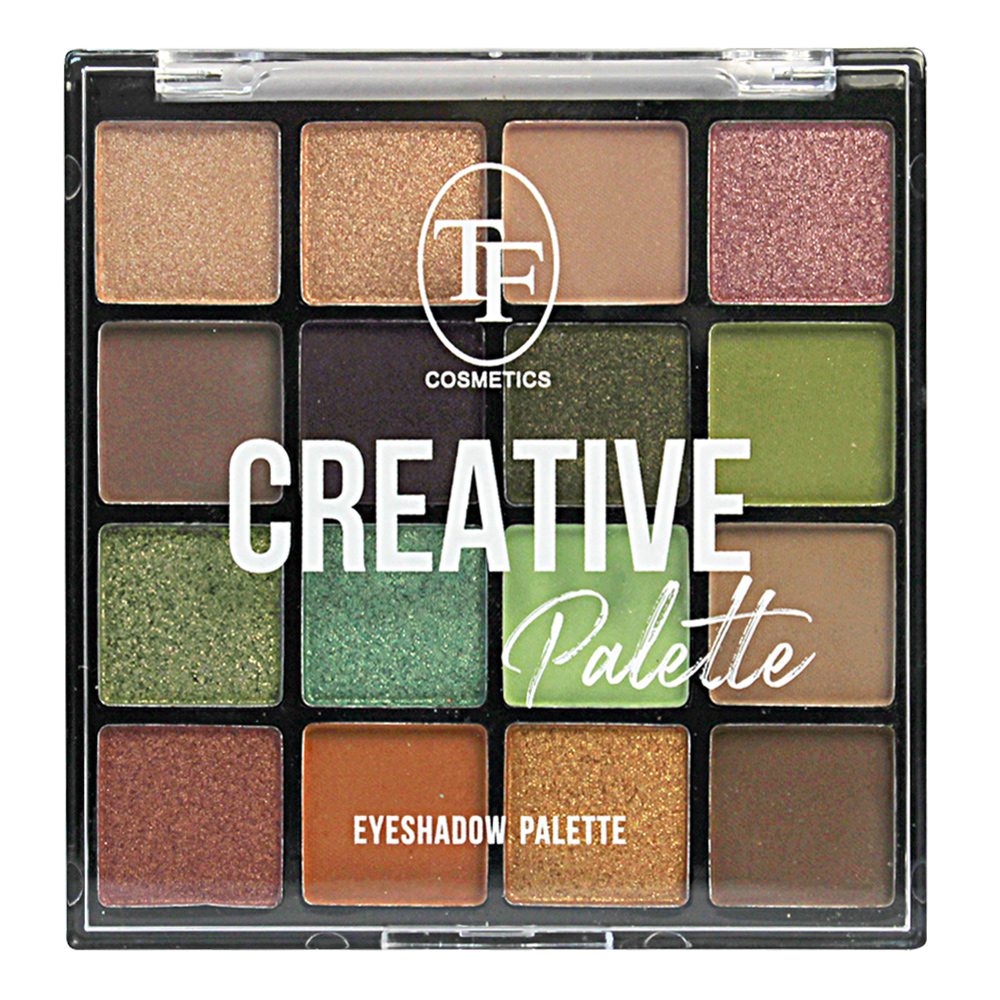 картинка Тени для век Triumf Creativa Palette палетка 16 оттенков, цветная, тон 05 