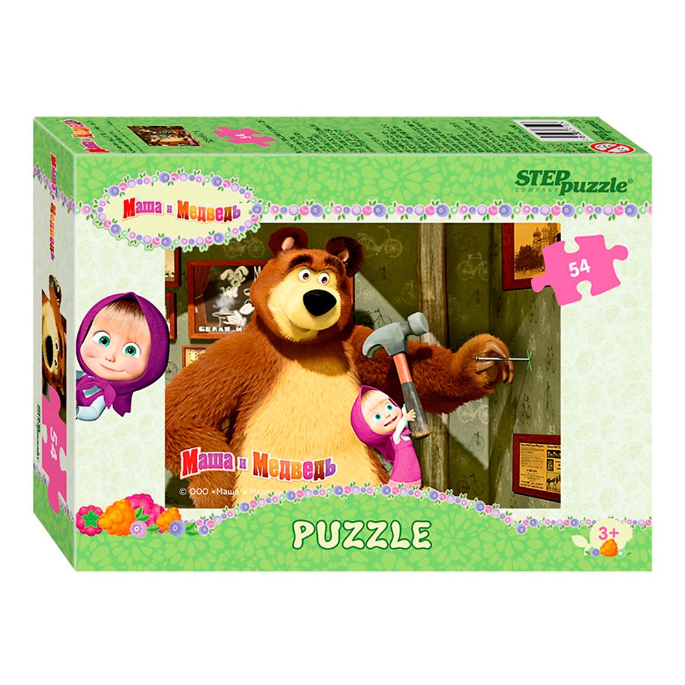картинка Пазл 780358 Маша и Медведь, 54 элементов 