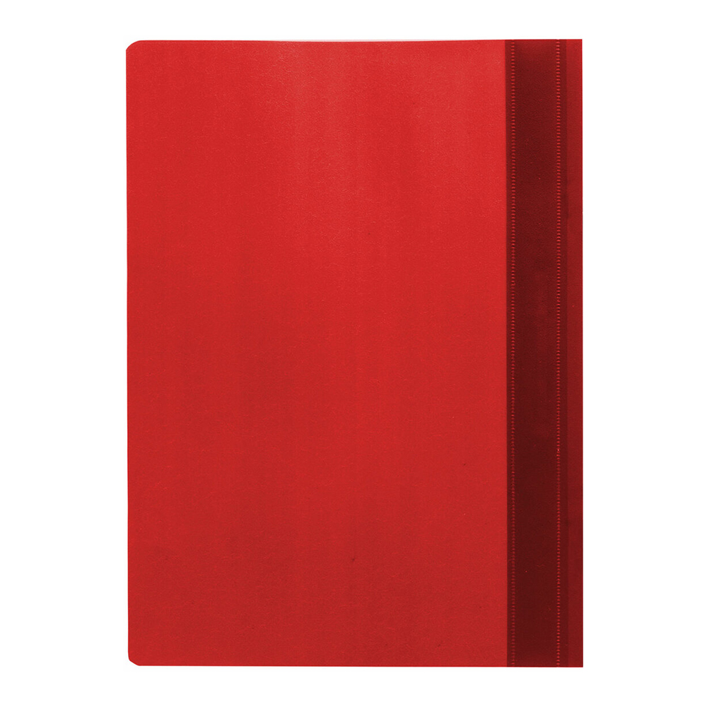 Скоросшиватель пластиковый Staff 225729 А4, 100/120 мкм, красный