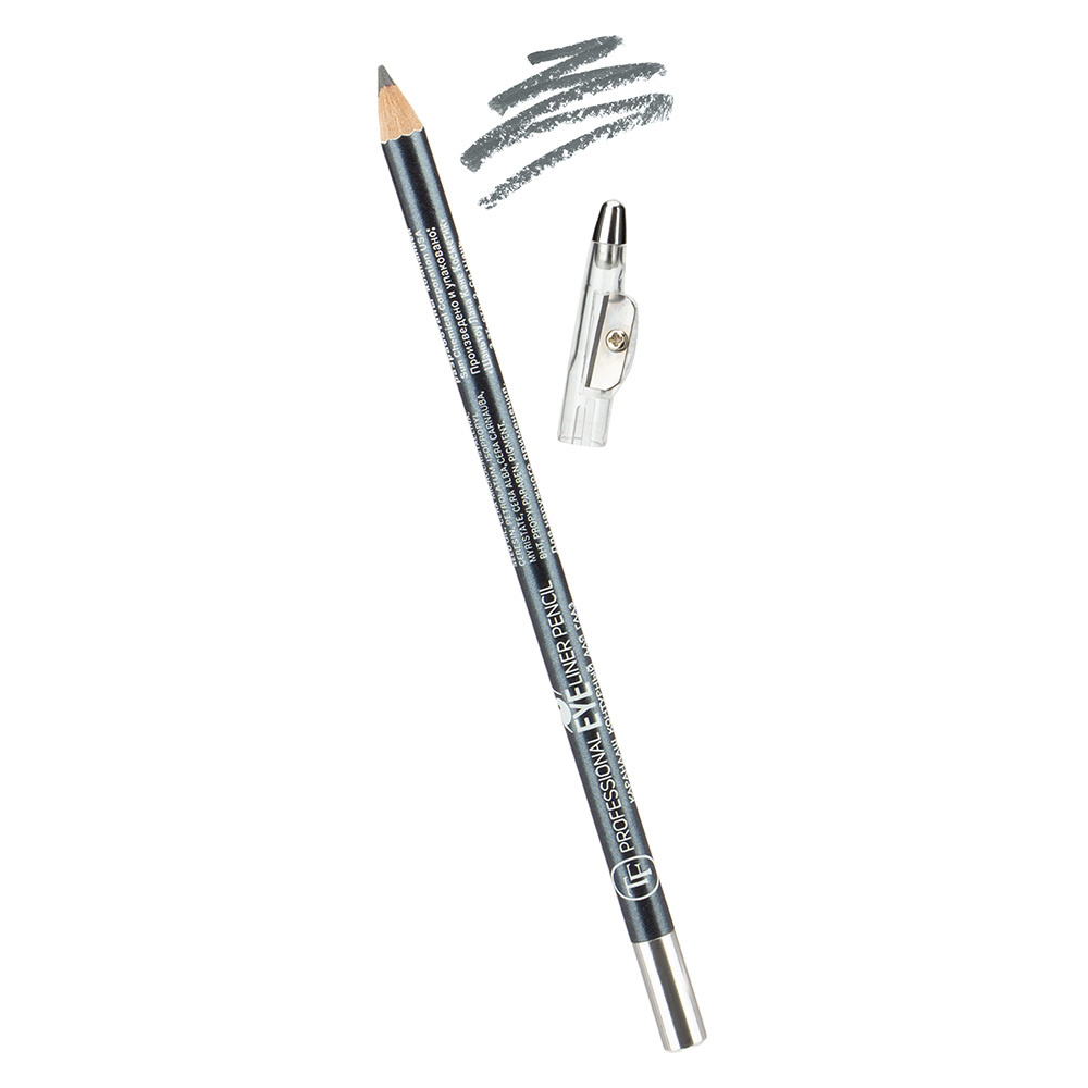 картинка Карандаш для глаз Triumf с точилкой 08 морозный черный 