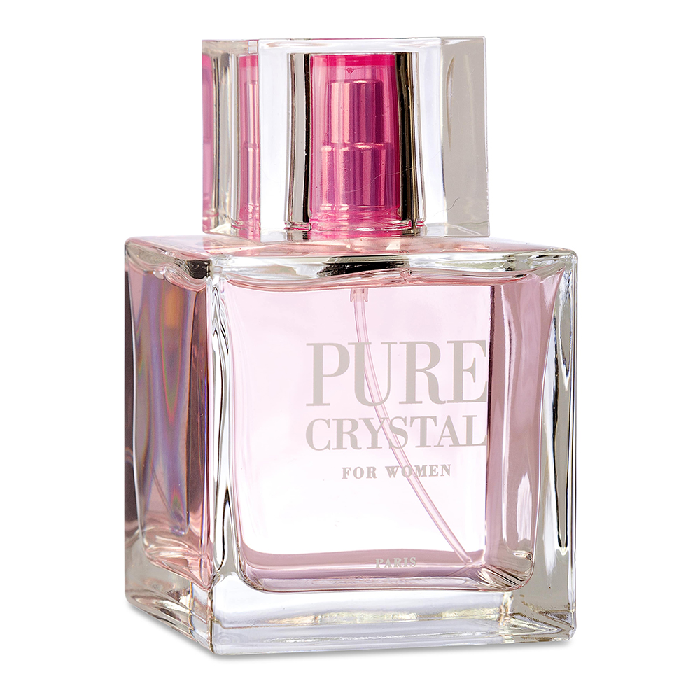 Туалетная вода Pure Crystal древесный, цветочный аромат, женская, 100 мл