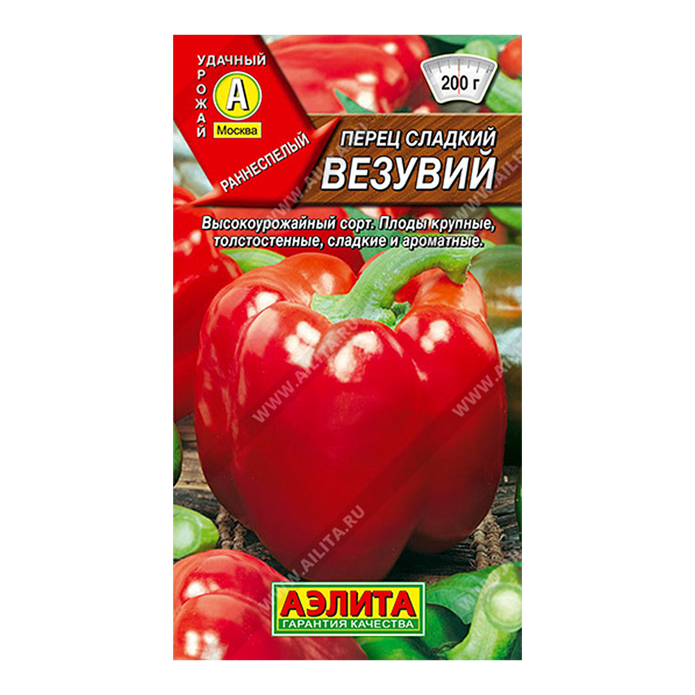 картинка Семена АЭЛИТА перец Везувий, цп, 0,25 г 