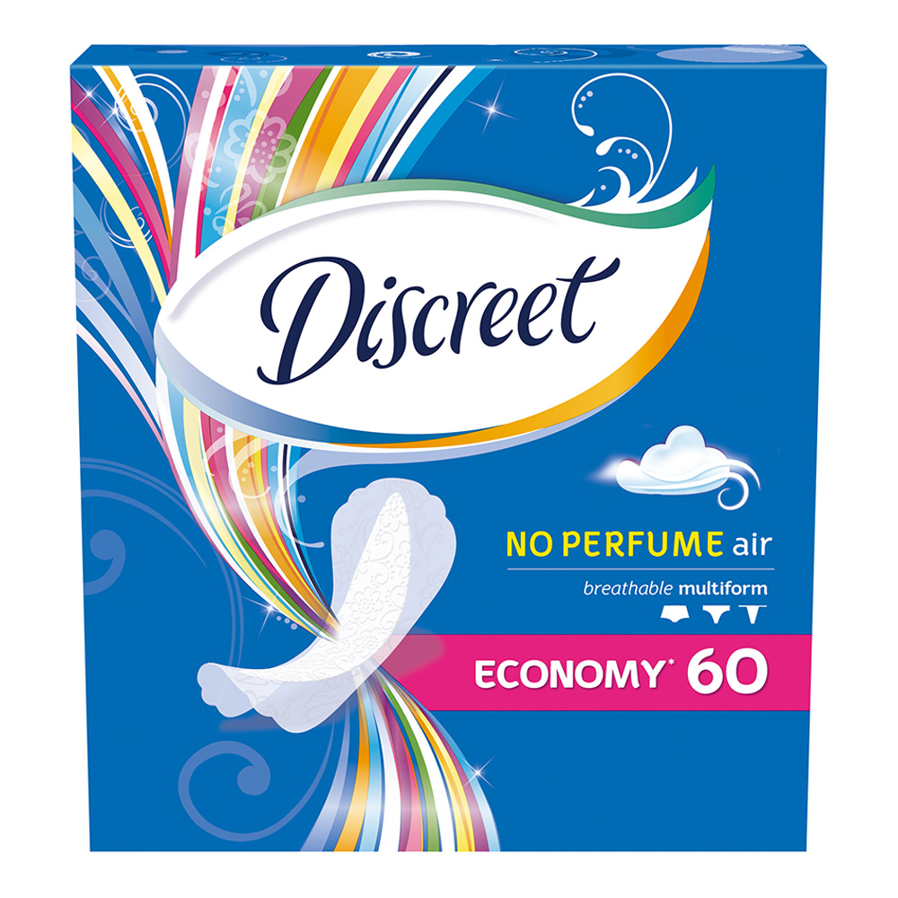 Прокладки ежедневные Discreet Alldays Deo Air Multiform, 60 шт