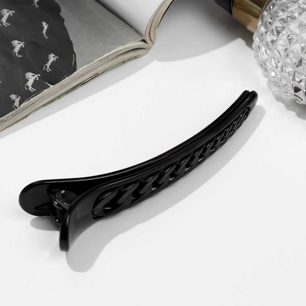 картинка Зажим для волос 10309355 Вивьен, звенья 11см, черный 