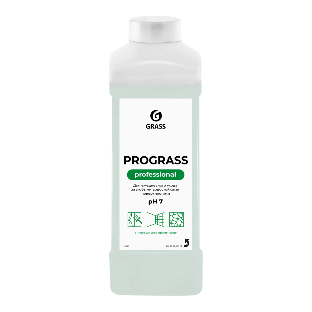 картинка Моющее средство Grass Prograss Professional универсальное, низкопенное, 1 л 