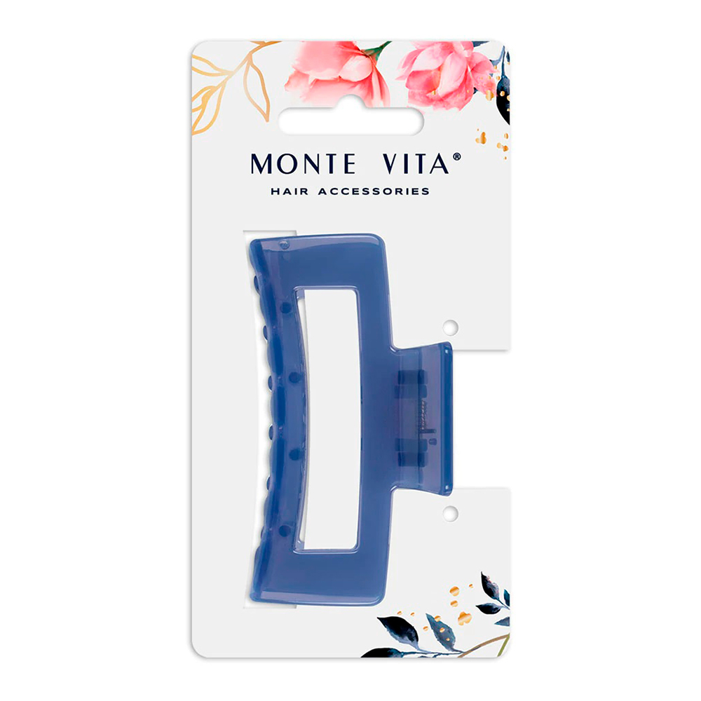 картинка Краб для волос 457004 soft-touch, Monte Vita 8,5 см, в ассортименте 